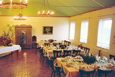 Saal im Restaurant Möwe Jonathan